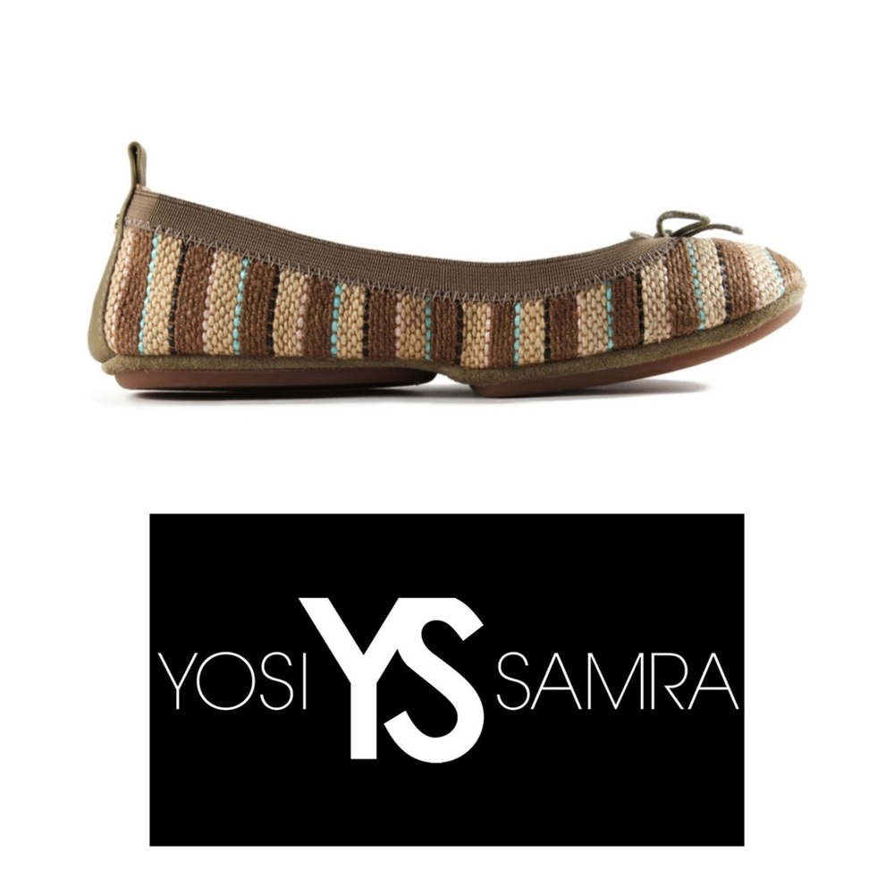 NWT Yosi Samra Sandrine foldable flats size 7